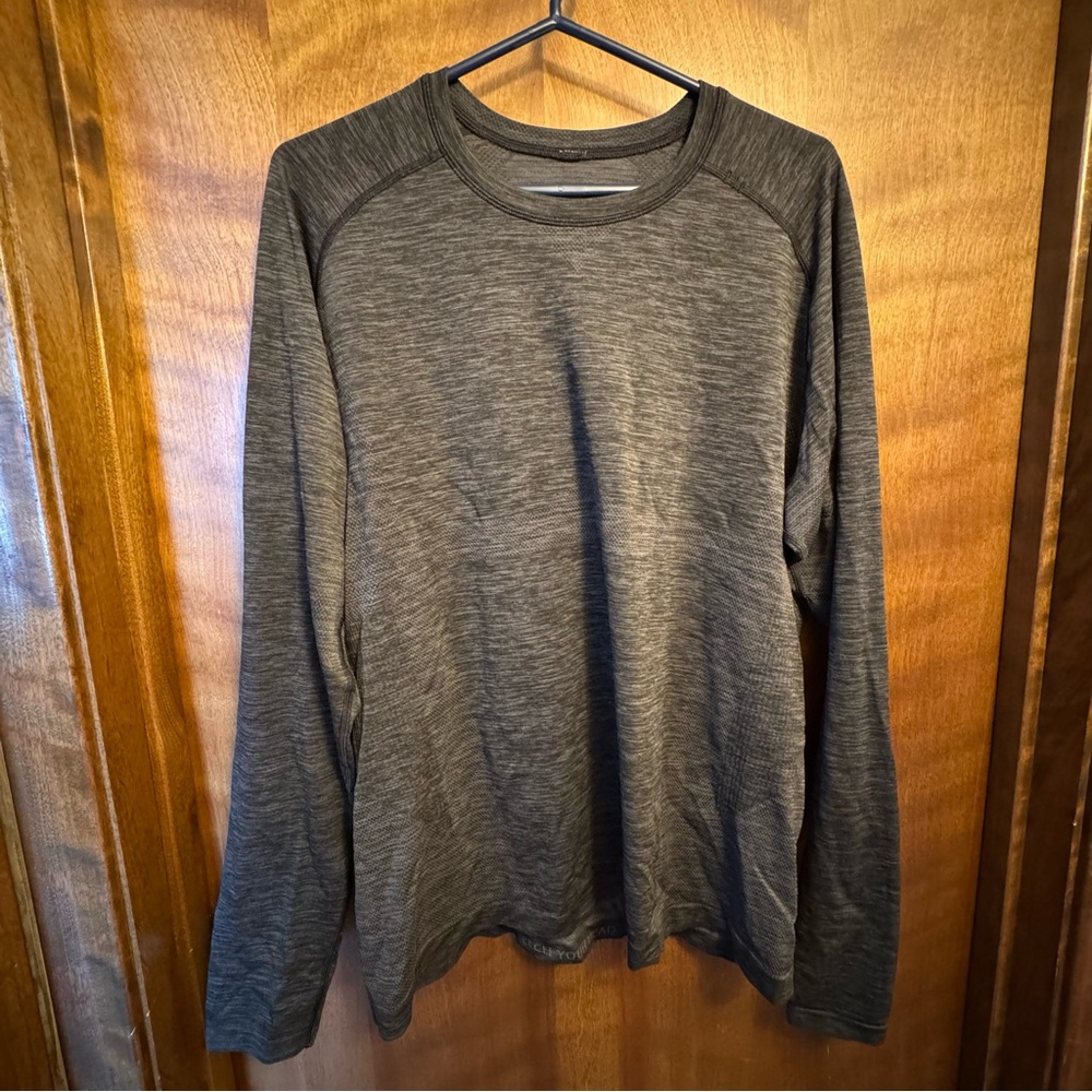 Lululemon Charcoal Long Sleeve Tee